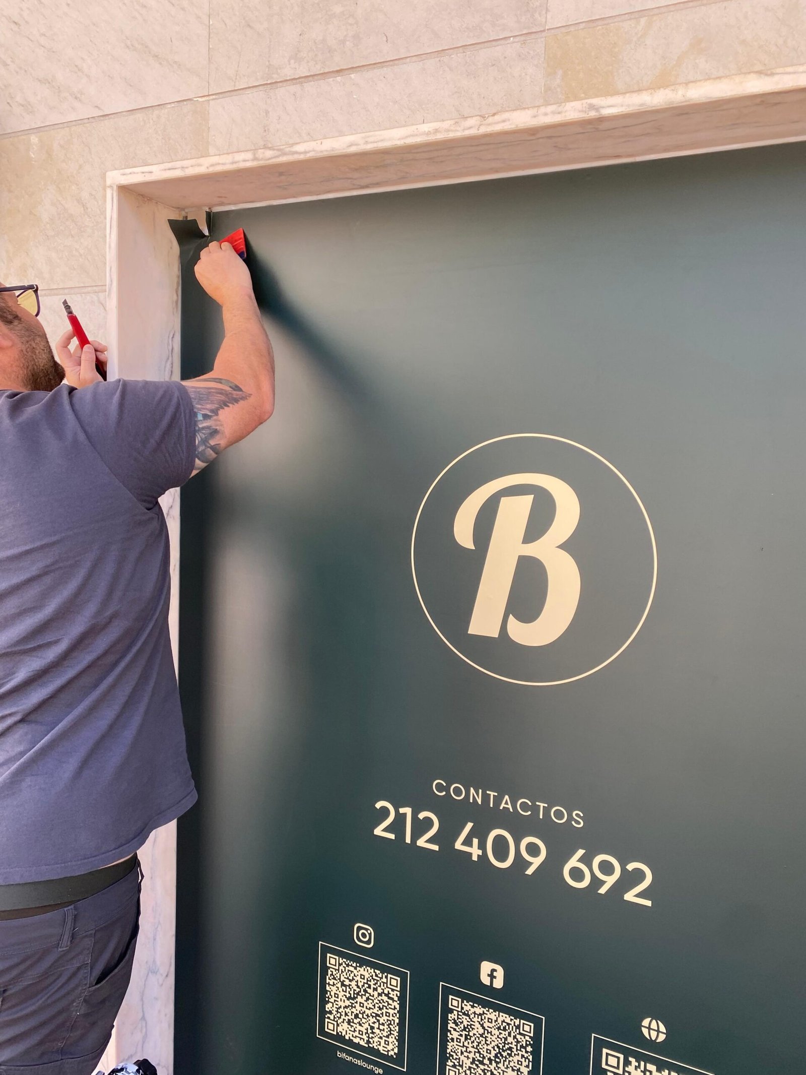 decoração de Montras